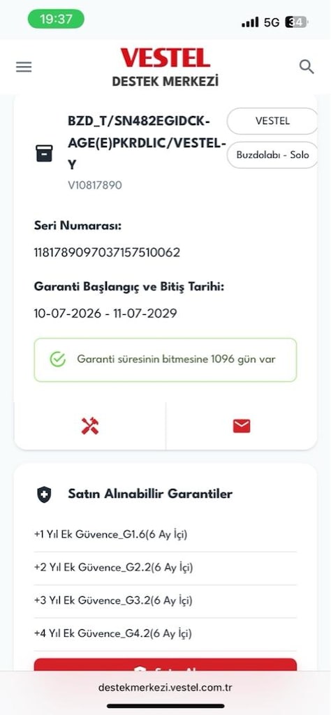 Vestel buzdolabı garantili yeni ürün - 3