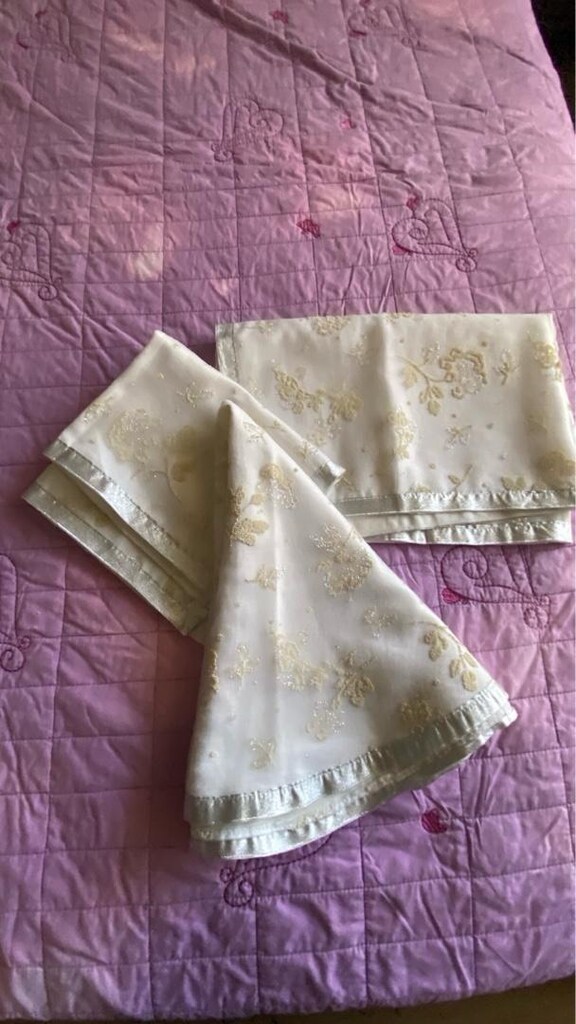 saten dört parça runner ve üç parça fiskos takımı - 7