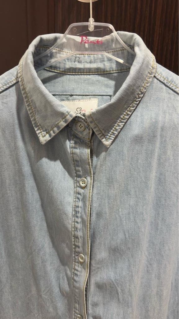 Açık Mavi Denim Gömlek — görsel 4/6