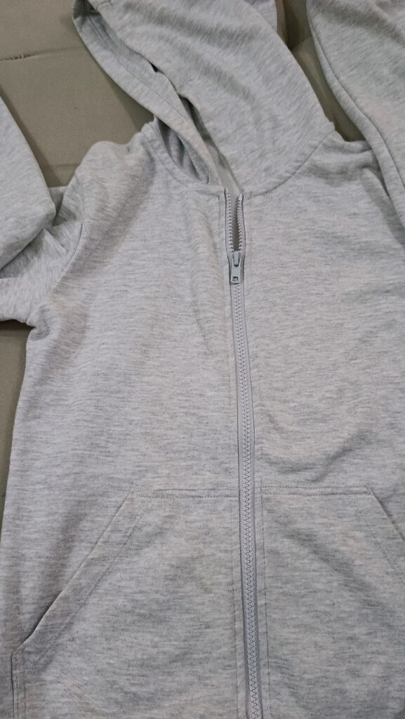 LC WAIKIKI Gri Kapüşonlu Unisex Uzun Kollu Fermuarlı Penye Sweatshirt - 4