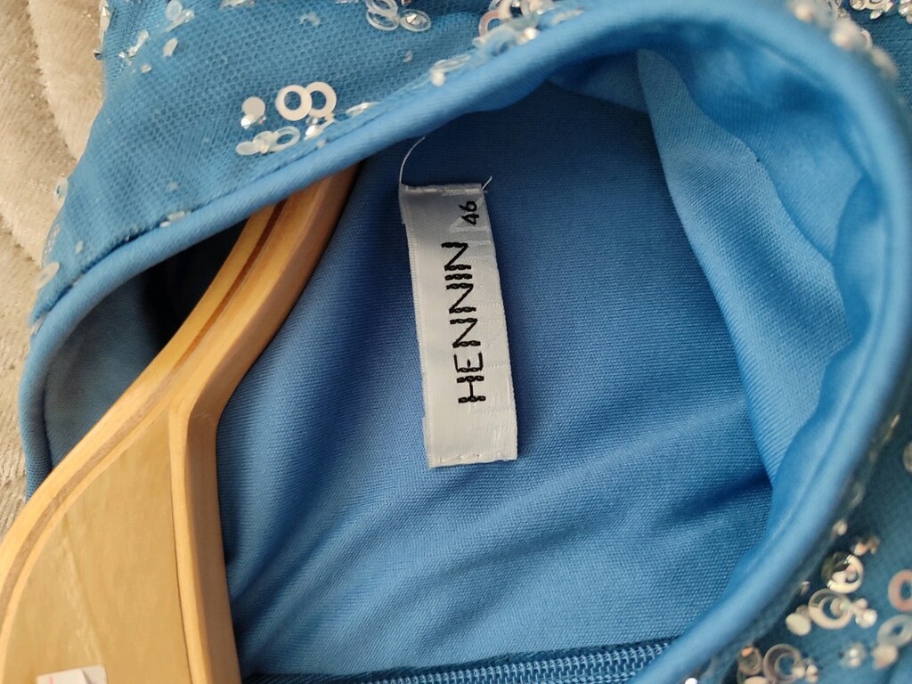 Pullu uzun elbise - 5