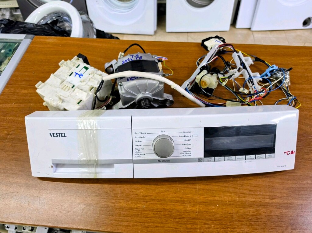 Vestel Hızlı 8812 TE Çamaşır Makinesi Motor / Kart / Panel / Tesisat - 2