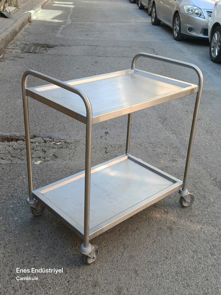 krom servis arabası - 4