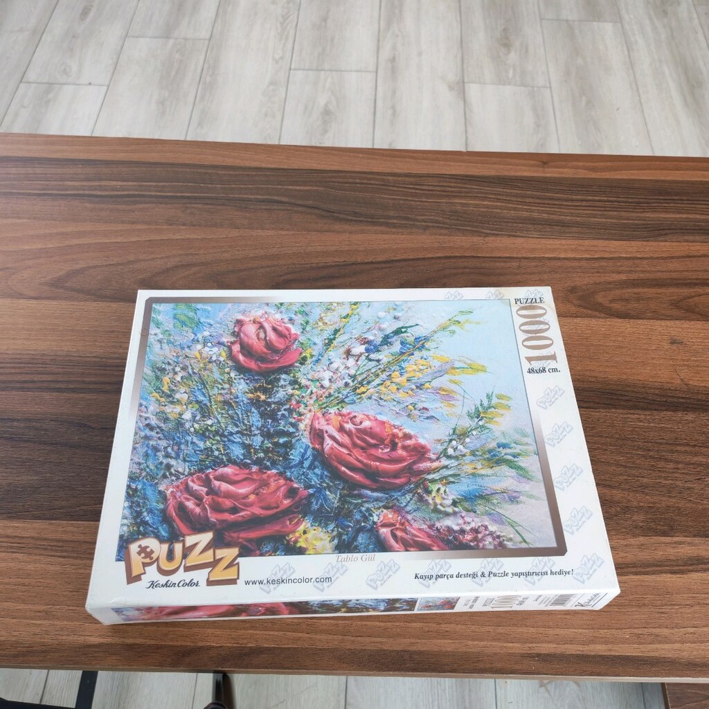 Keskin Puzzle 1000 parça Tablo Gül - 2