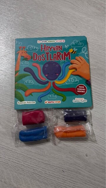 oyun hamuru ve kitap