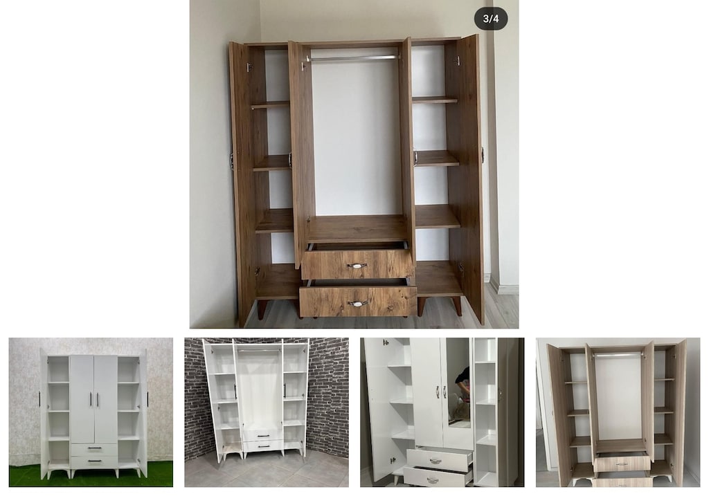4 kapaklı elbise dolabı dbszuruhxe - 2
