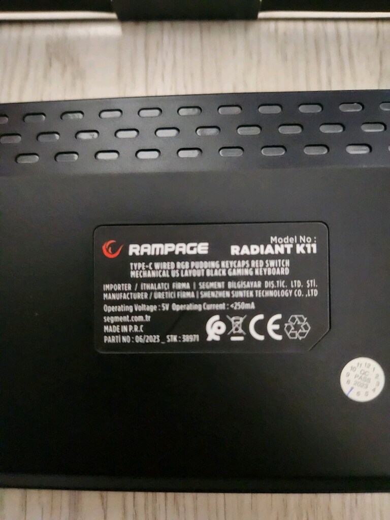 Rampage Radiant K11 Mekanik Oyuncu Klavyesi - 8