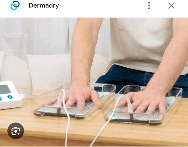 Aşırı el, ayak, koltuk altı terleme önleyici cihaz