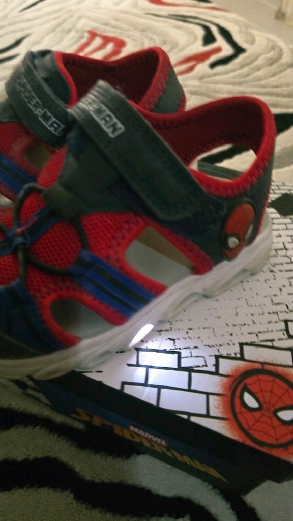 ışıklı spider man sandalet - 2
