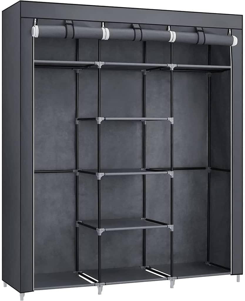 SIFIR - Ambalajında SONGMICS Katlanır Kumaş Elbise Dolabı - 4