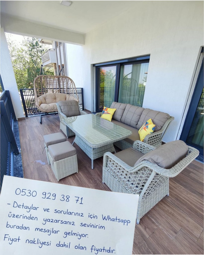 Rattan Balkon ve Bahçe Takımı Salıncaklı - 2
