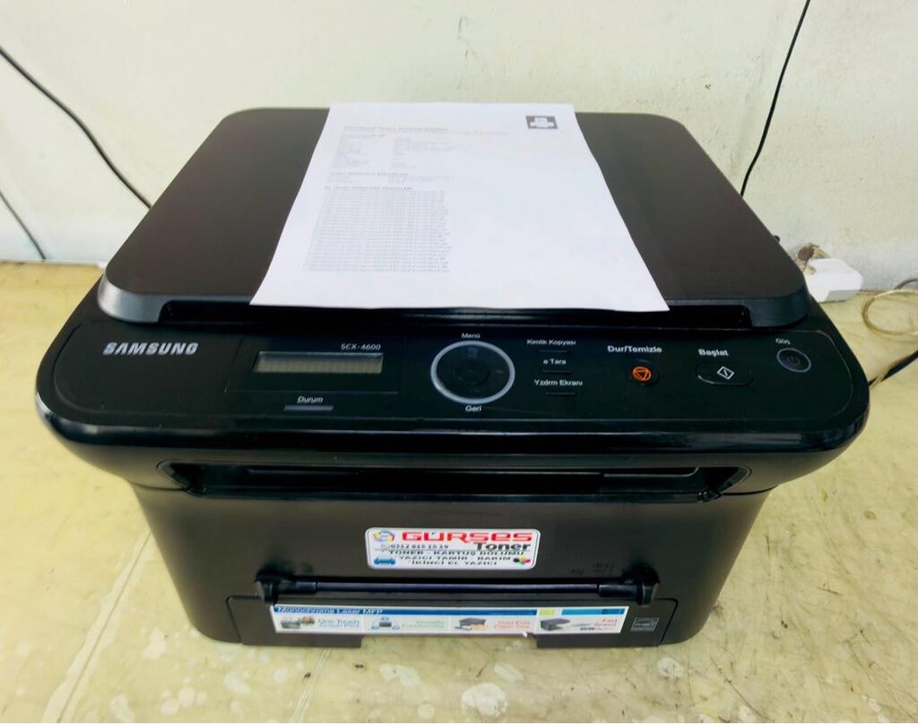 Yazıcı Samsung 4600 Fotokopi Tarayacı Ekonomik Bakımlı - 7