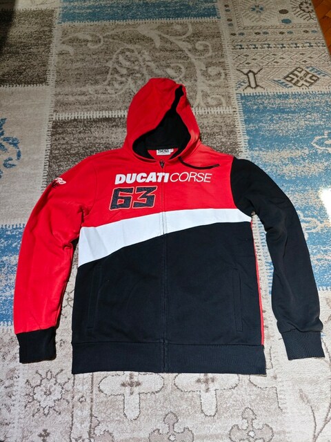 Ducati Corse Fermuarlı Sweatshirt
