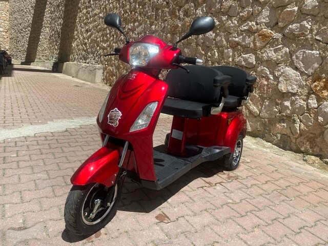 Elektirikli scooter ile takas da olur
