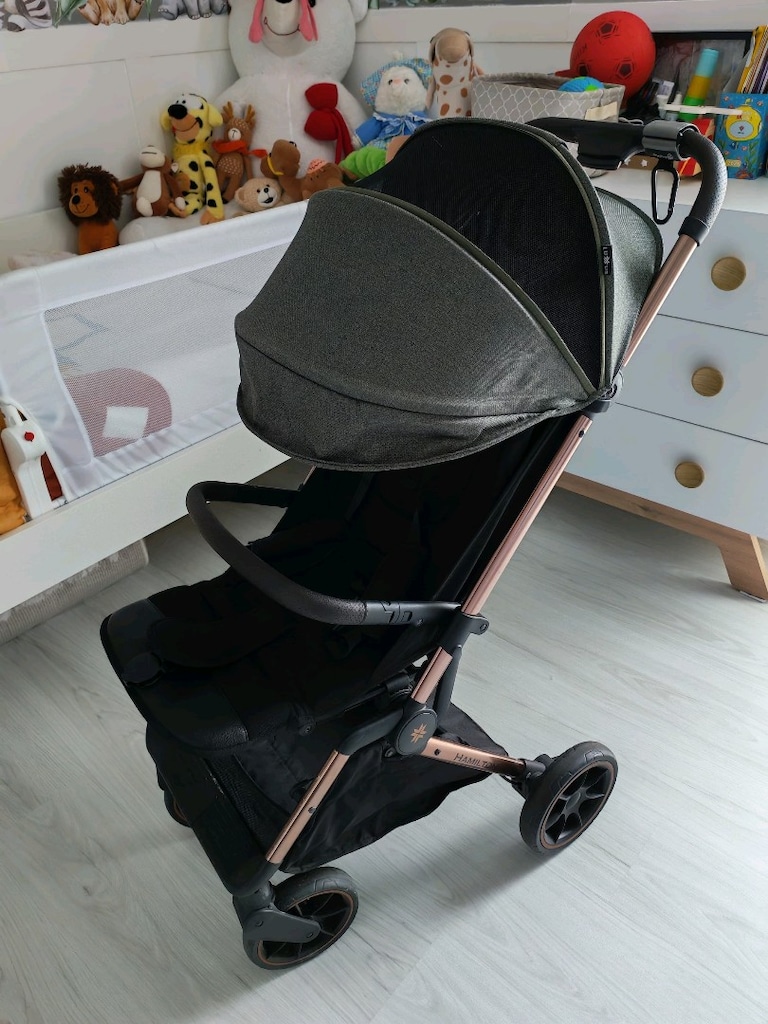 Luxus Hamilton Yeşil Kabin Tipi Bebek Arabası - 3