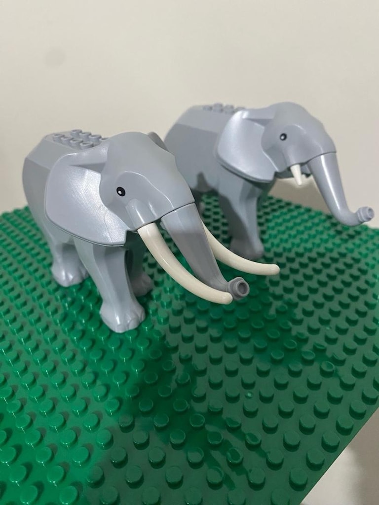 Lego erkek ve dişi fil figürleri - 11