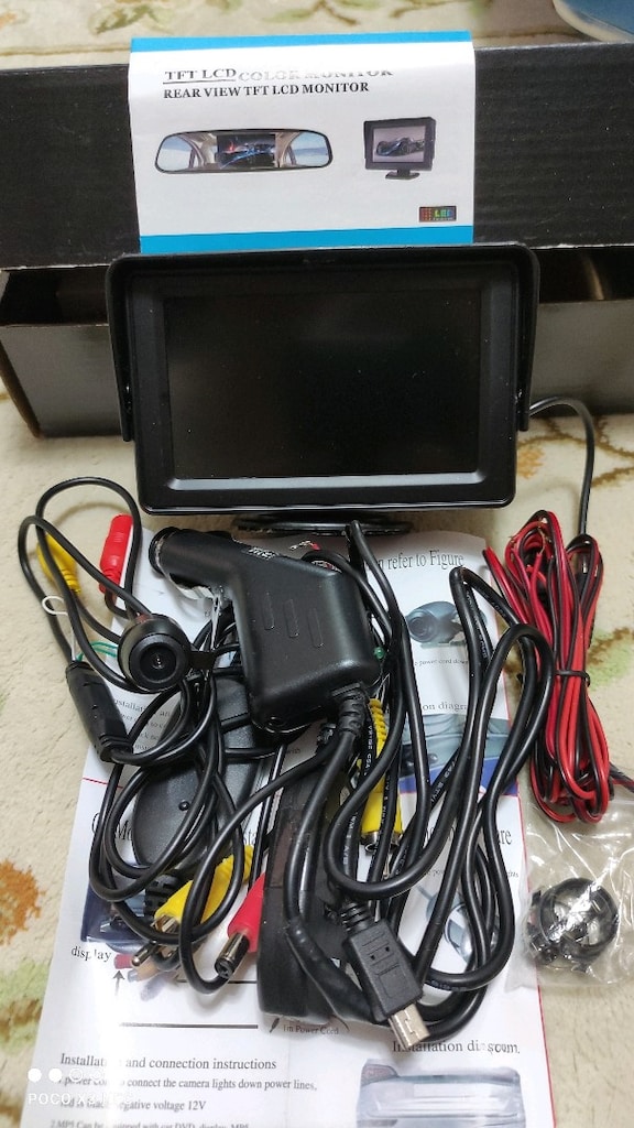 Kablosuz Wireless Geri Görüş Monitörlü Kamera Sistemi