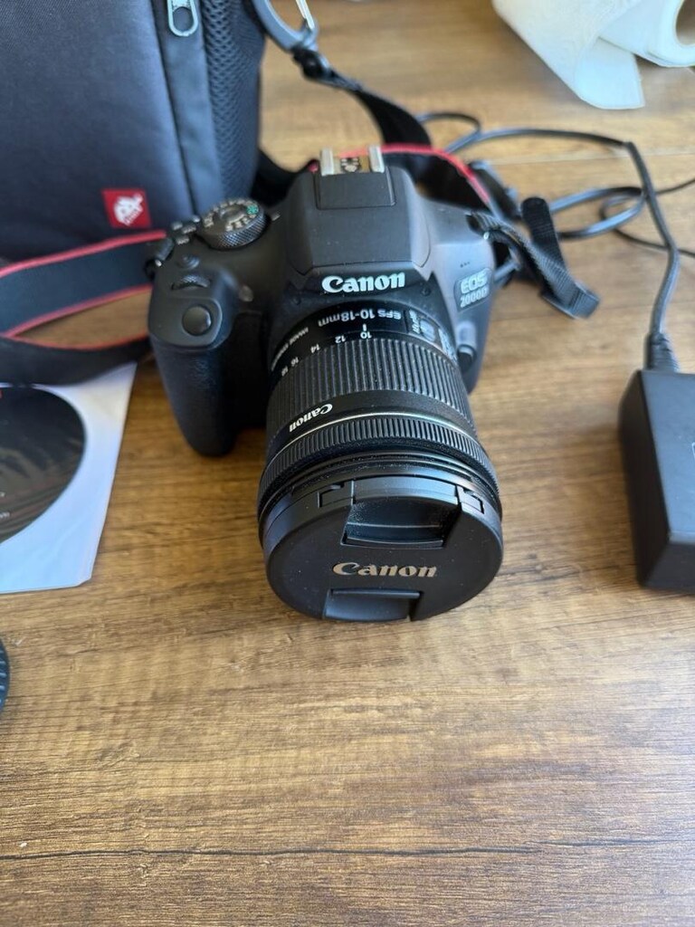 Canon EOS 2000D 10/18 Geniş Açı Lensli Satılık Camera - 2