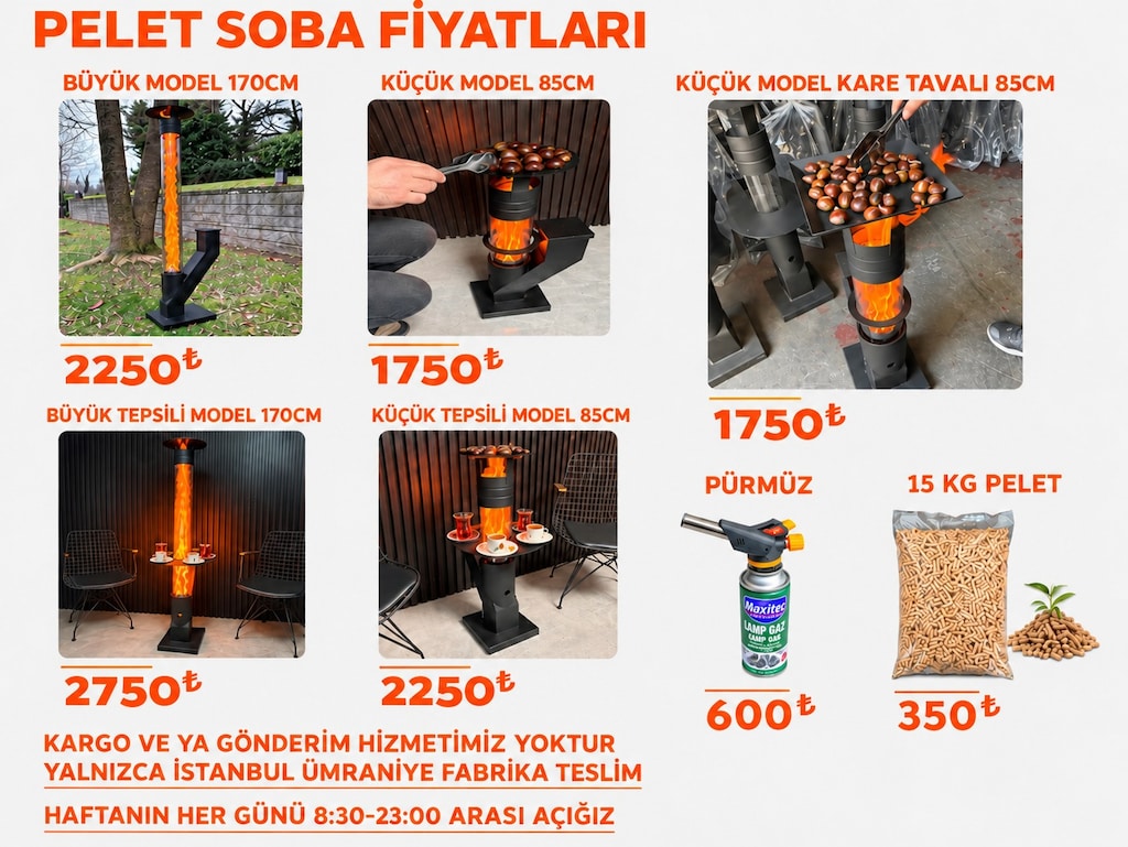 PELET SOBA FÜZE SOBA PELET SOBASI - 11