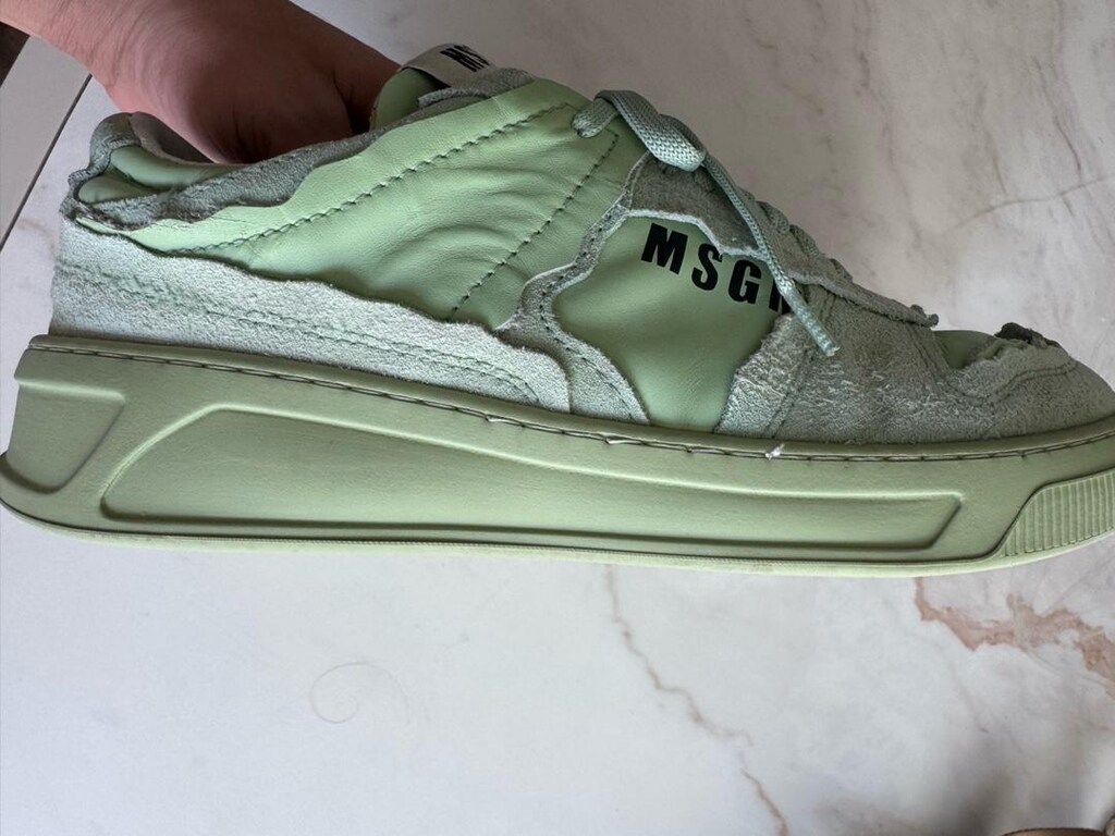 MSGM Marka Deri Sneaker 42 Numara - 11