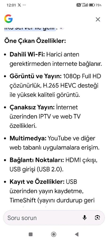 Çok özellikli full HD uydu alıcısı - 11