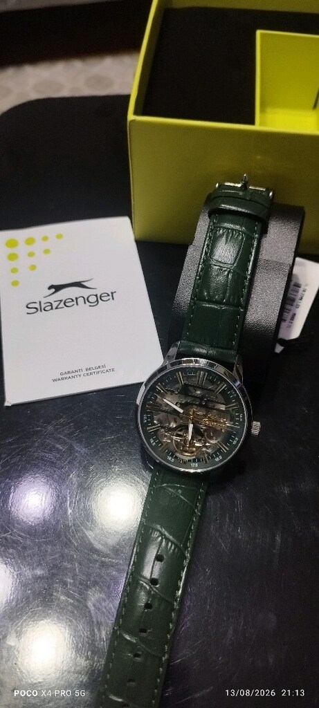 Slazenger otomatik erkek kol saati - 4