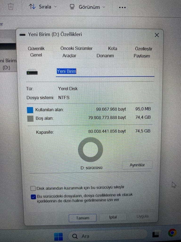 80 GB harici disk - 3