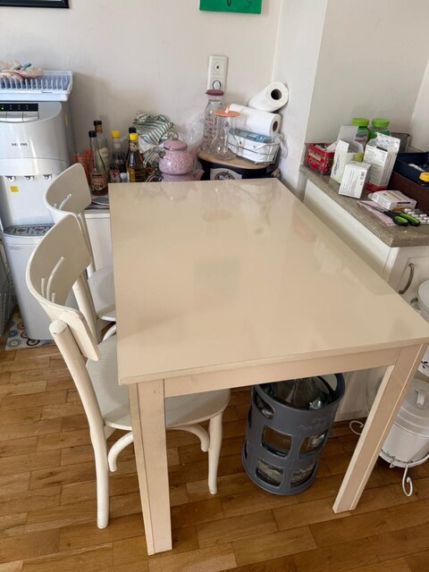 özel yapım mutfak masası, 3 sandalye