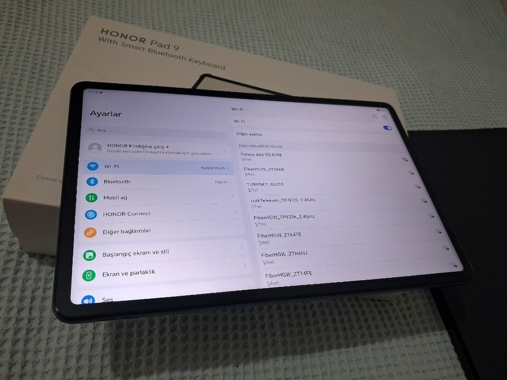 SIFIRDAN FARKSIZ 12AY GARANTİLİ 256GB HAFIZA 8RAM 12.1İNÇ HONOR PAD 9 - 4