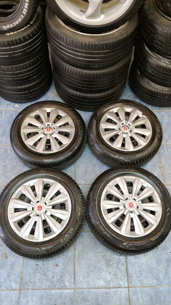 14 inç 4*108 Ford kara jant lastik kapak takım sorunsuz - 2