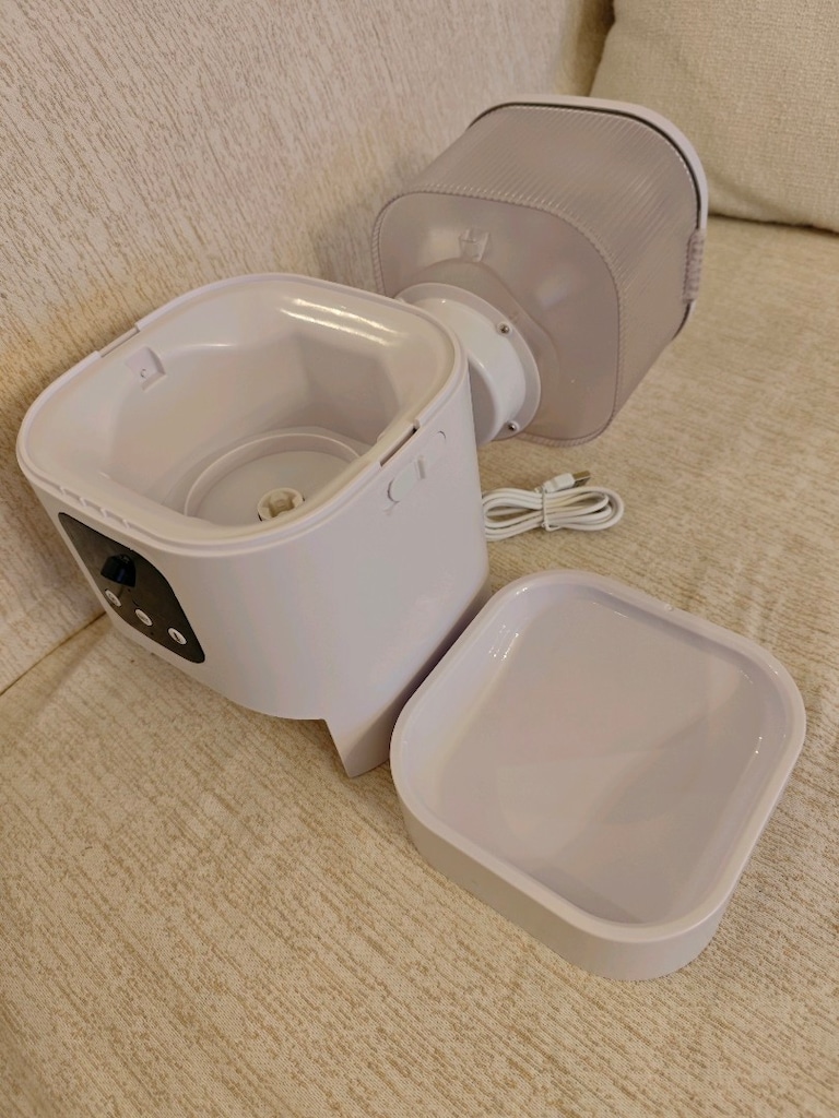 kedi otomatik mama kabı akıllı mama kabı kamerali - 5