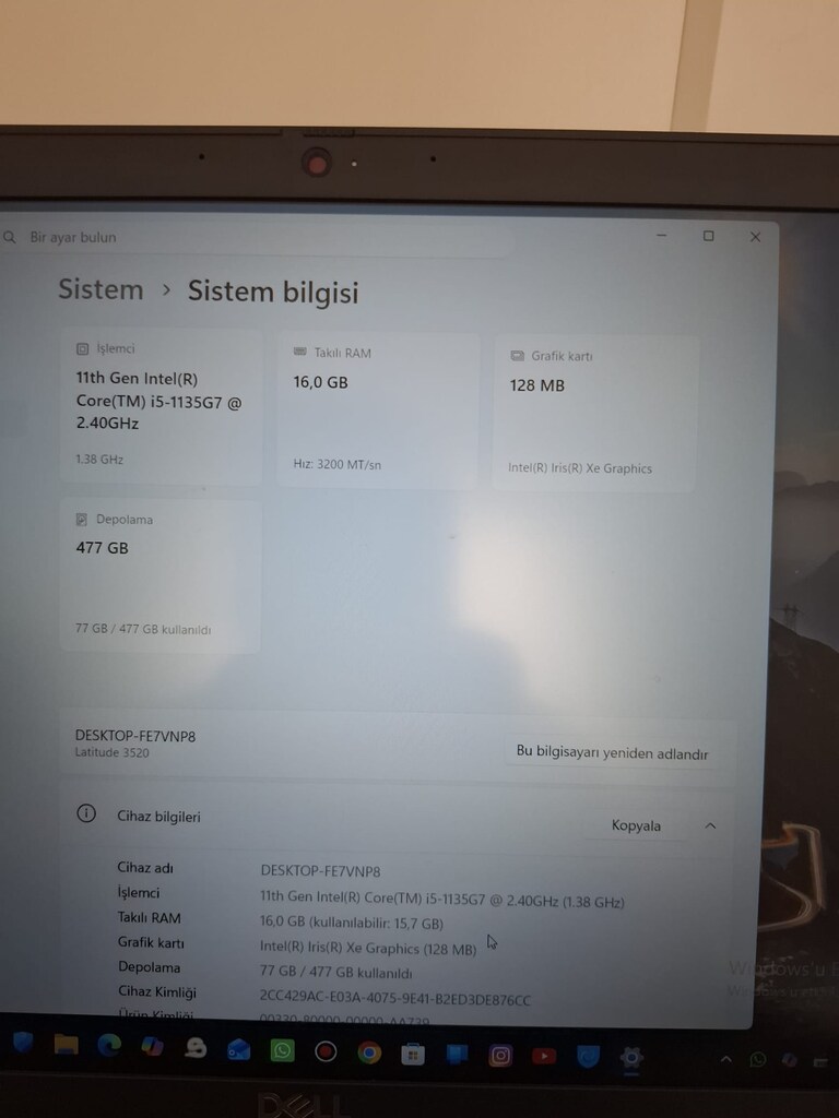 Dell latitude 3520 intel core i5 16 gb - 5