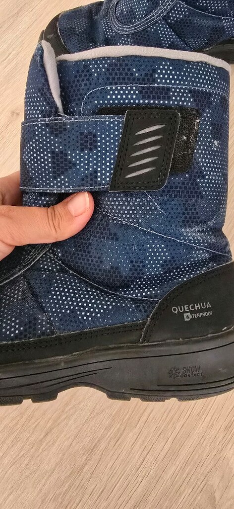 Decathlon Mavi desenli kar botu - 3