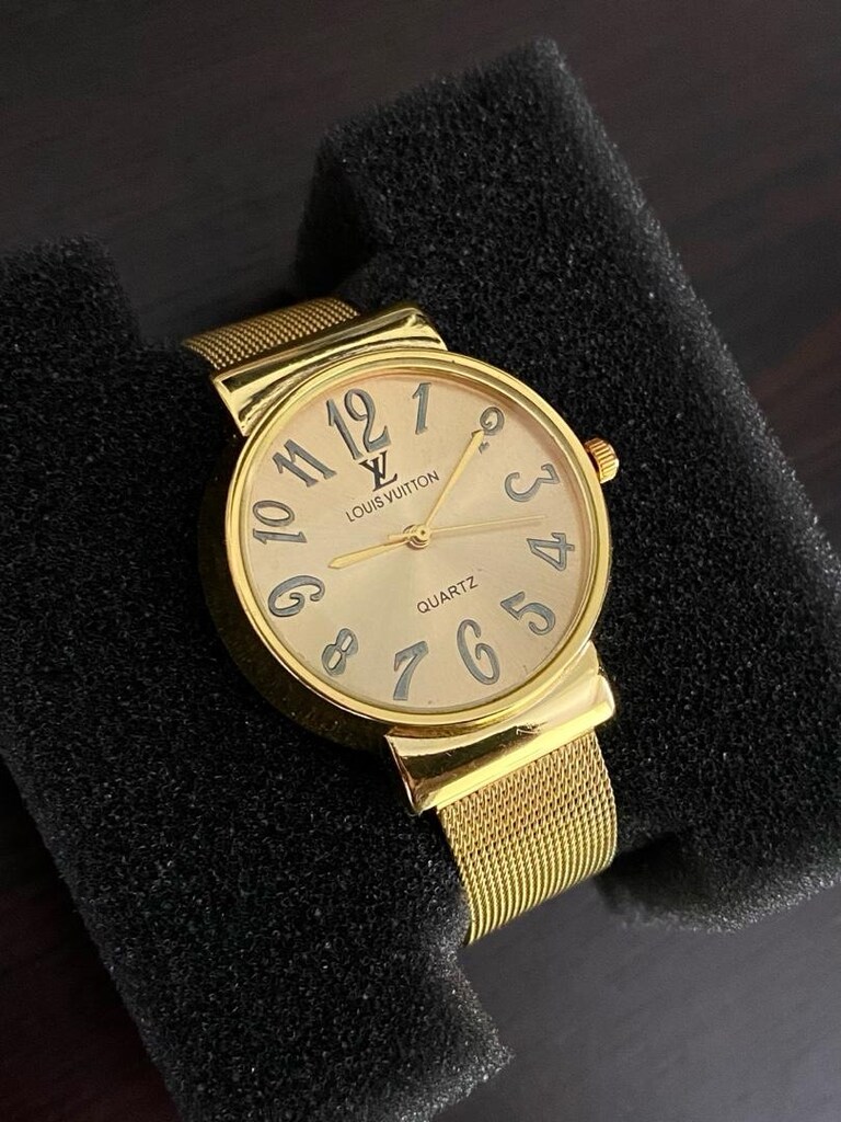 Louis Vuitton Altın Saat Vintage - 2