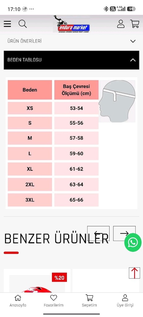 Enduro Kross kaskı Acerbis marka - 7