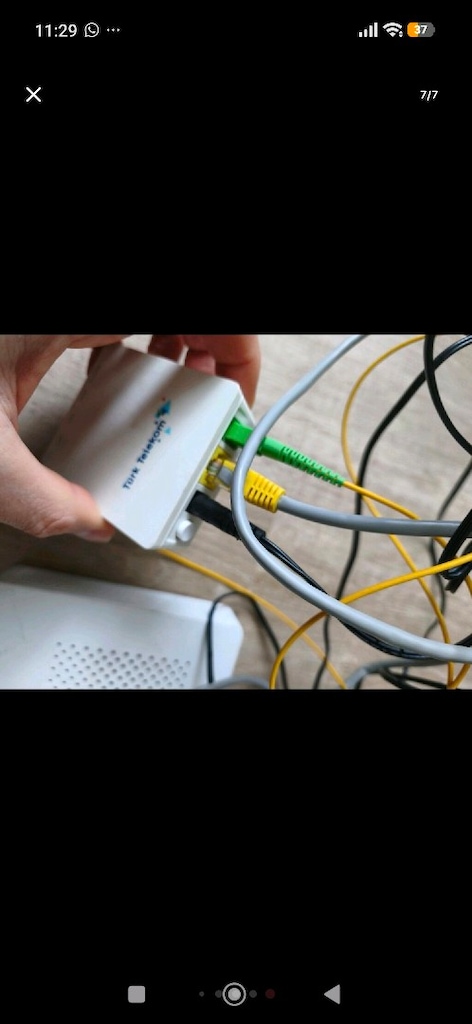 ZTE TÜRK TELEKOM fiber optik okuyuculu modem - 7