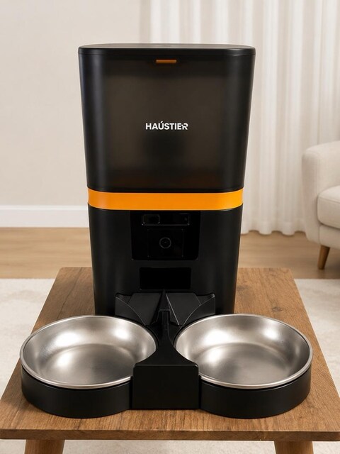 Haustier QQ005-Dual Kameralı Akıllı Kedi Köpek Otomatik Mama Kabı