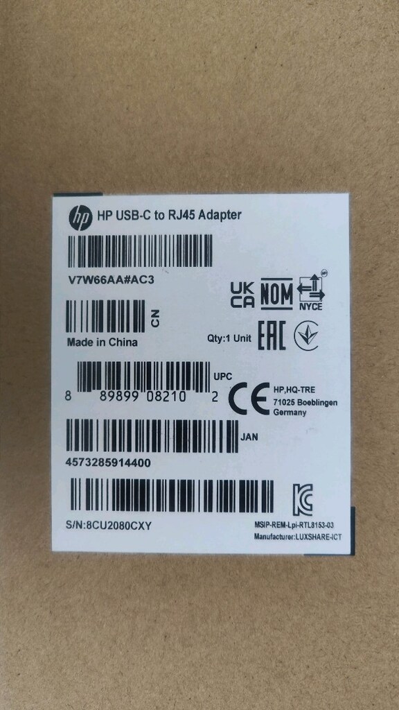HP USB TYPE-C TO USB 3.0 - VGA - RJ45 ADAPTÖR - 3