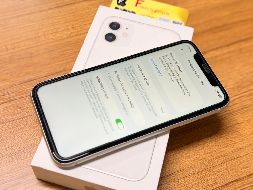 TR 128GB APPLE İPHONE 11 PİL%100 TERTEMİZ EN İYİ FİYATA SİZLERLE - 9