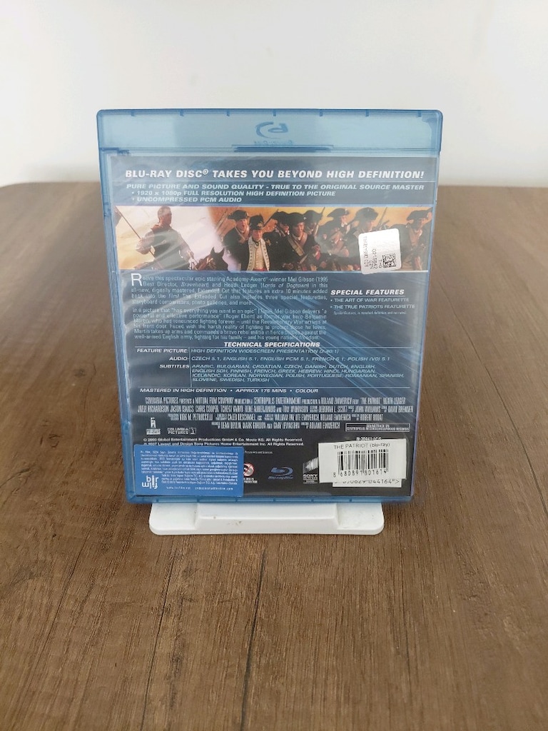 The Patriot Blu-Ray Film - 2