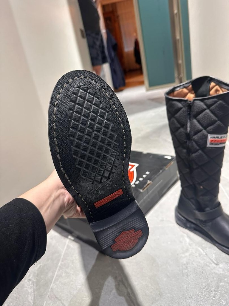 Harley-Davidson Siyah Uzun Çizme – Bayan Modeli, 40 Numara, Sıfır - 6
