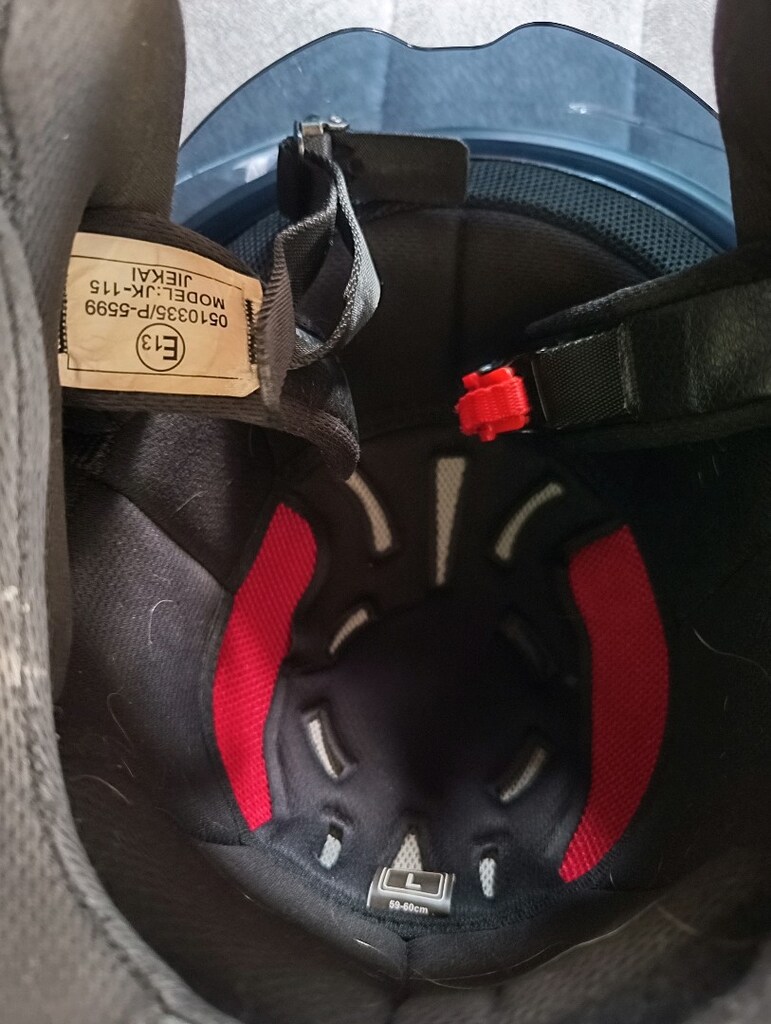 Motosiklet kaskı L beden - 6