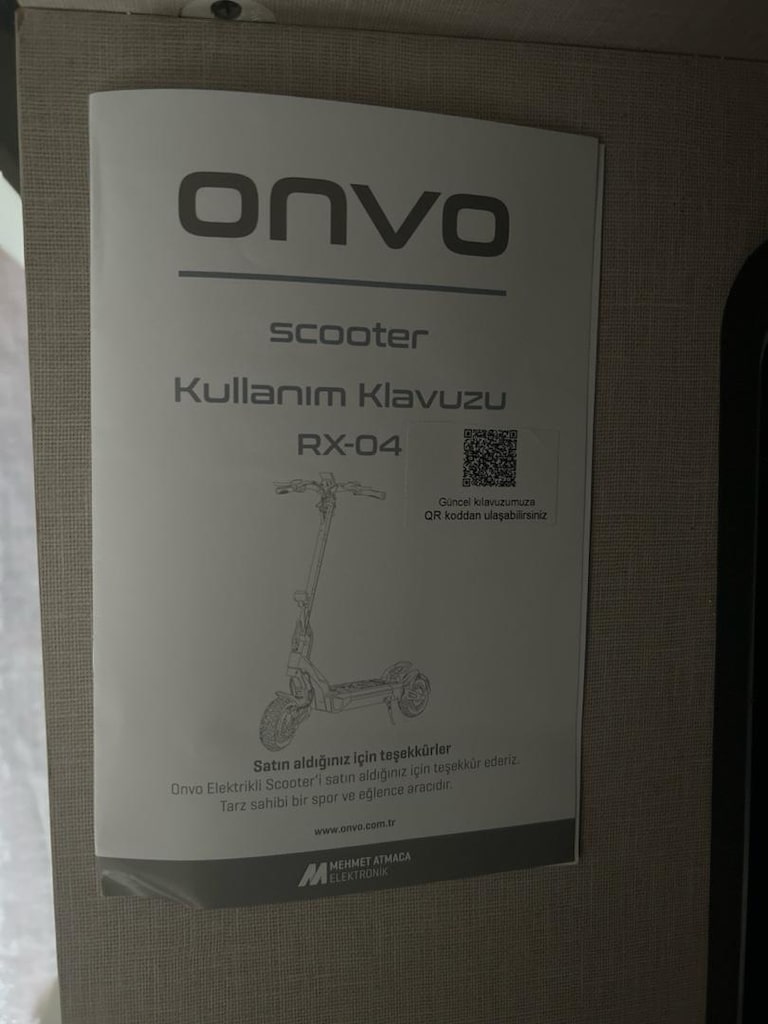 Temiz Onvo Rx4 2400W Elektrikli Scooter - 8