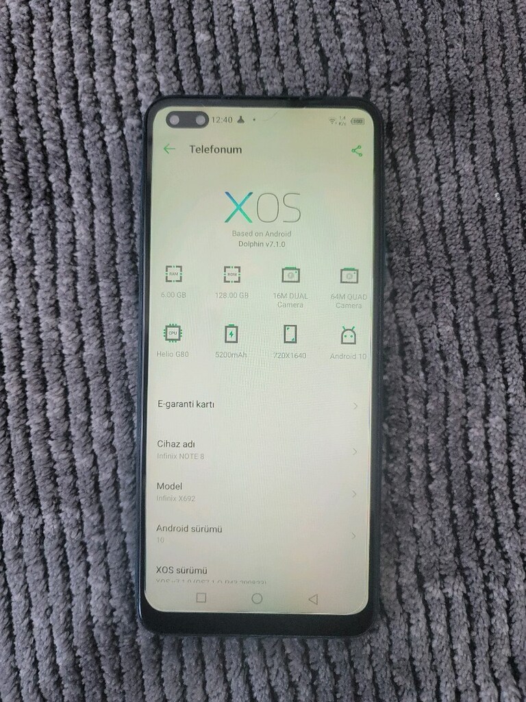 İnifix Note 8 128gb - 8