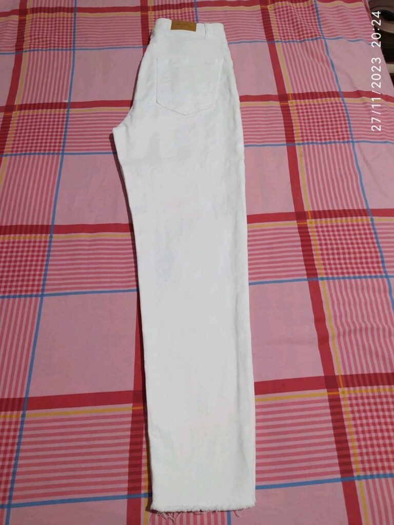 XSIDE YEPYENİ KADIN SLIMMOM BEYAZ JEAN PANTOLON - 9