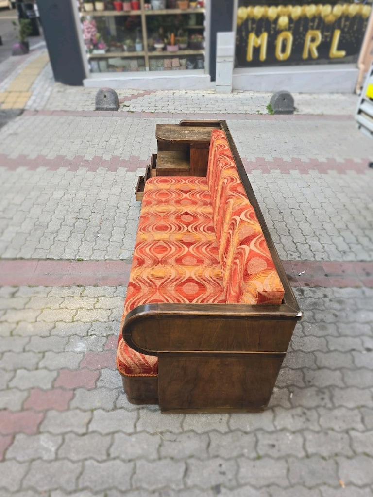 Antika Dolapli Koltuk - 8