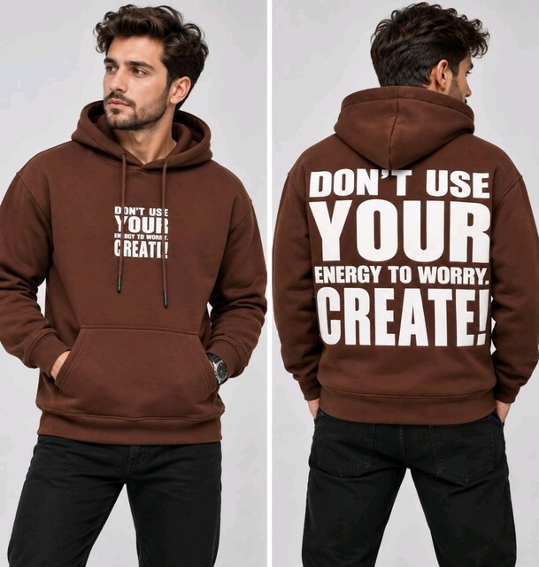 Erkek şapkalı sweatshirt