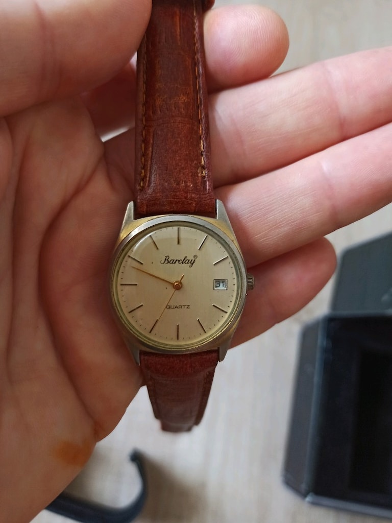 Barclay İngiliz markası vintage kol saati japon mekanizma - 4