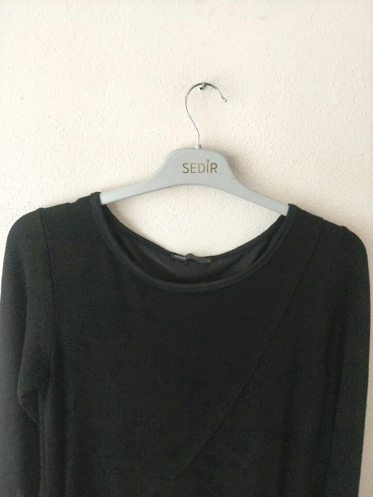 BATİK kayık yaka asimetrik tunik bluz - 3