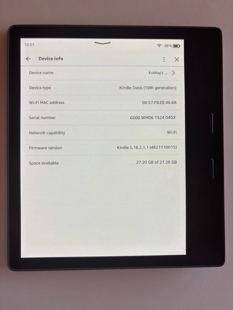 Amazon Kindle Oasis 10. Nesil - 32 Gb - Gri Kasa - 3